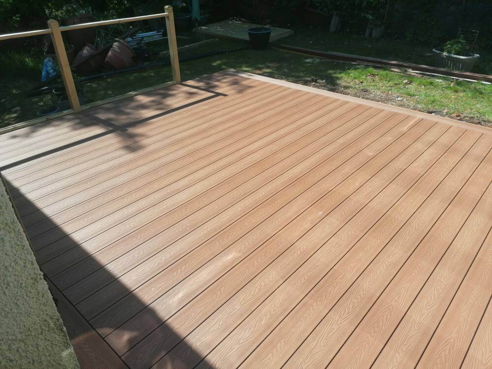 Decking project start - different angle