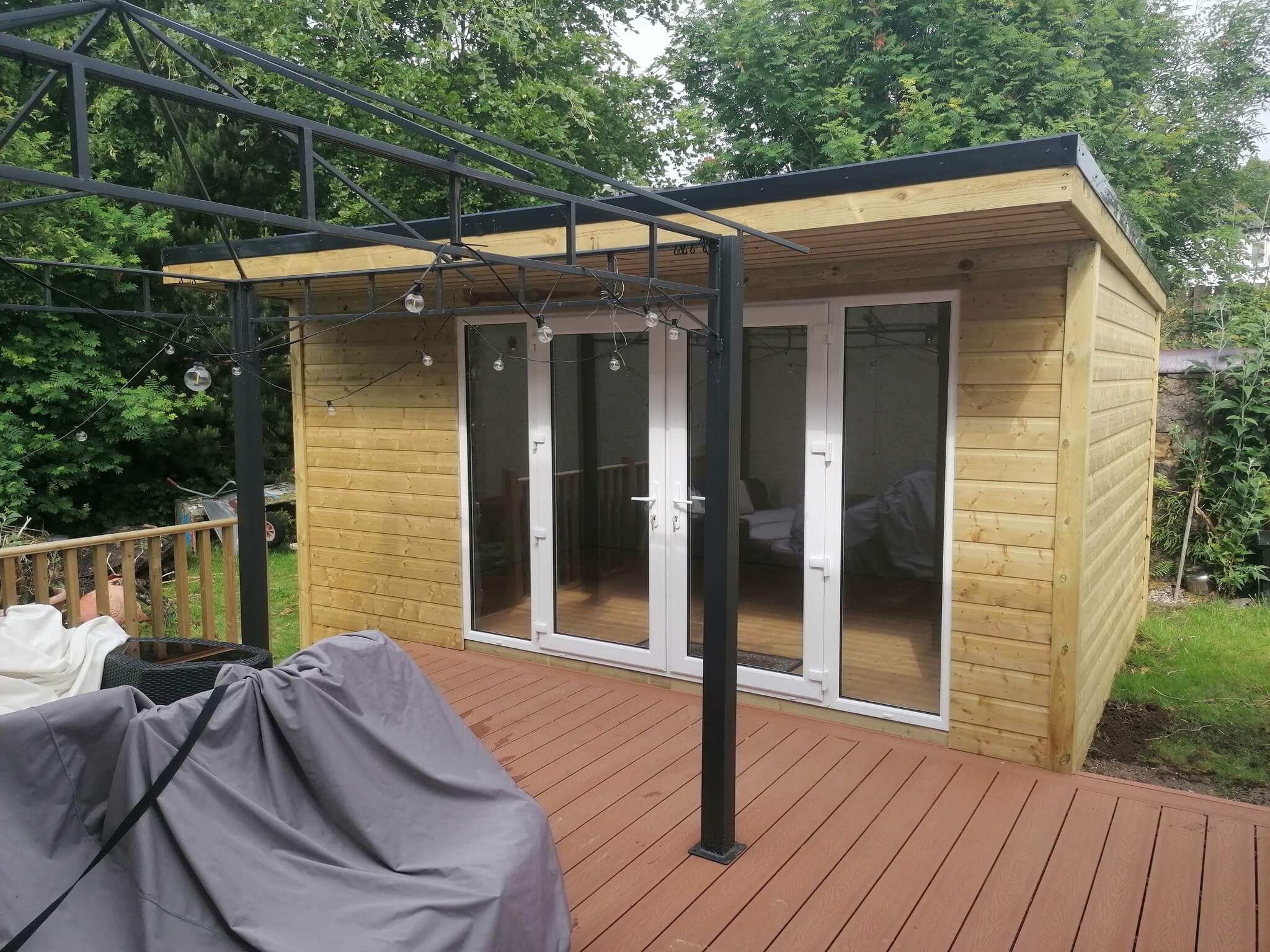 Outdoor structures and planters